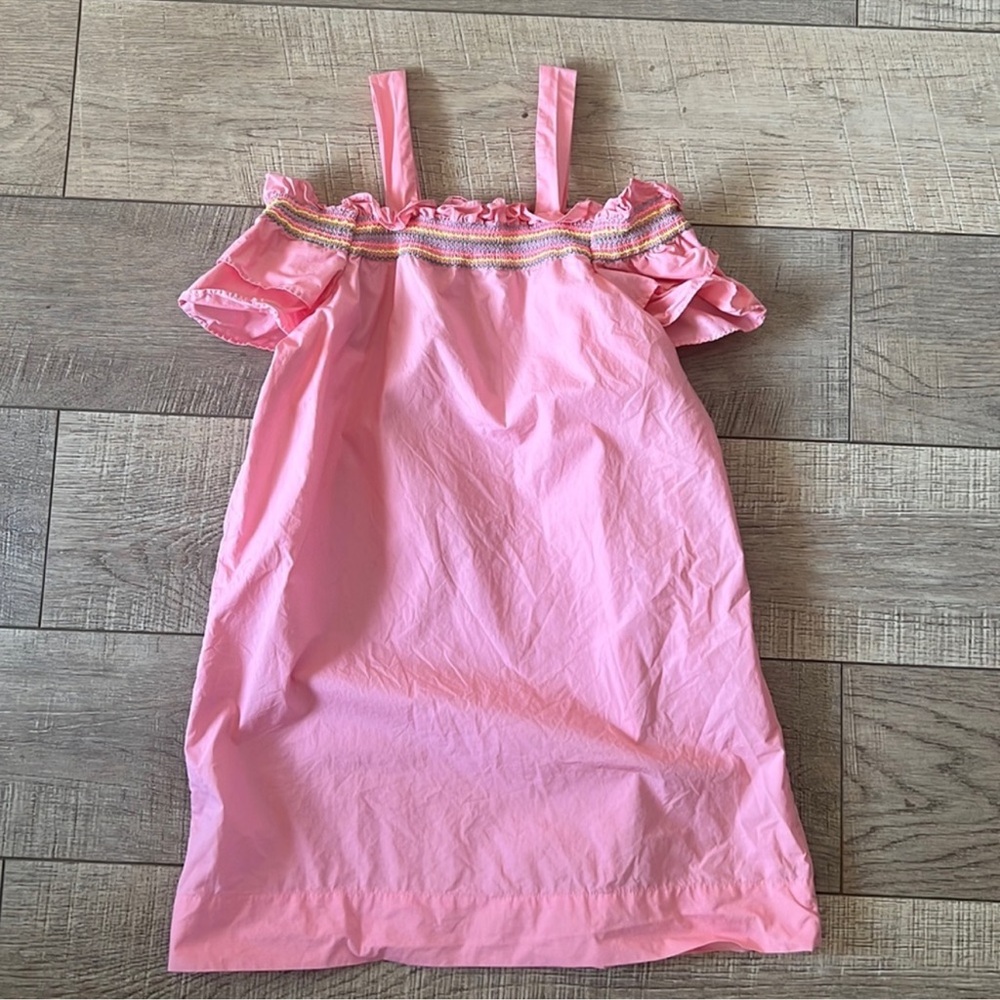 Pink Cold Shoulder Dress